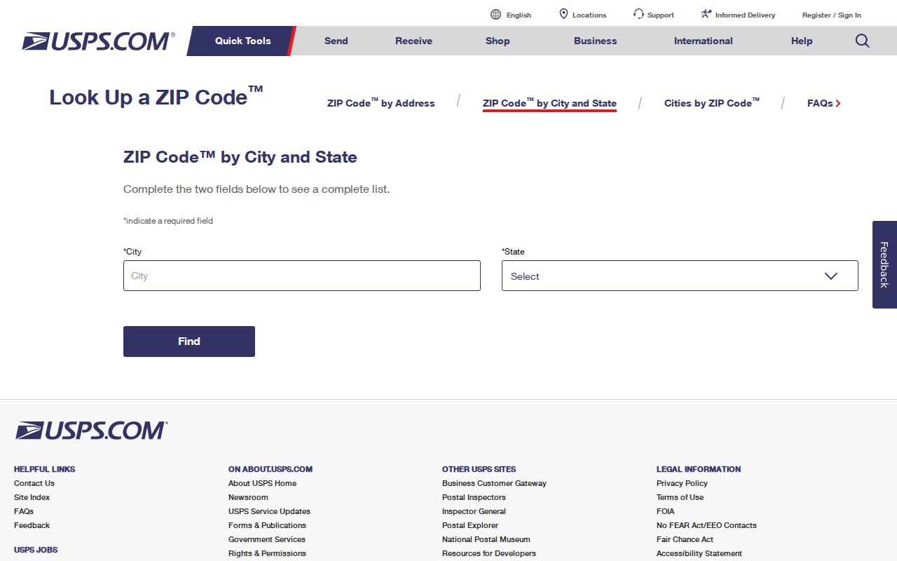 Livermore ZIP code directory reference for USPS city and state lookup